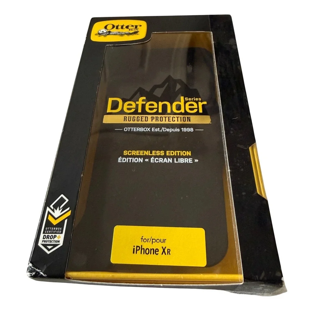 OtterBox Defender Series Screenless Edition Case for iPhone XR Black Rugged Case